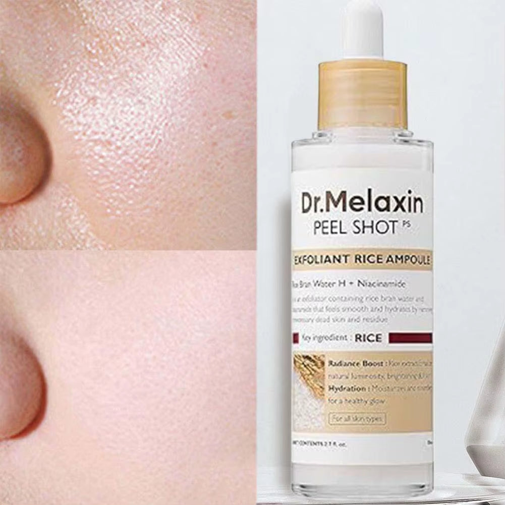 Korean Original Dr. Melaxin Rice Exfoliating Essence Hydrating Pore Shrinking Serum Facial Moisturizing Soften Korean Skincare