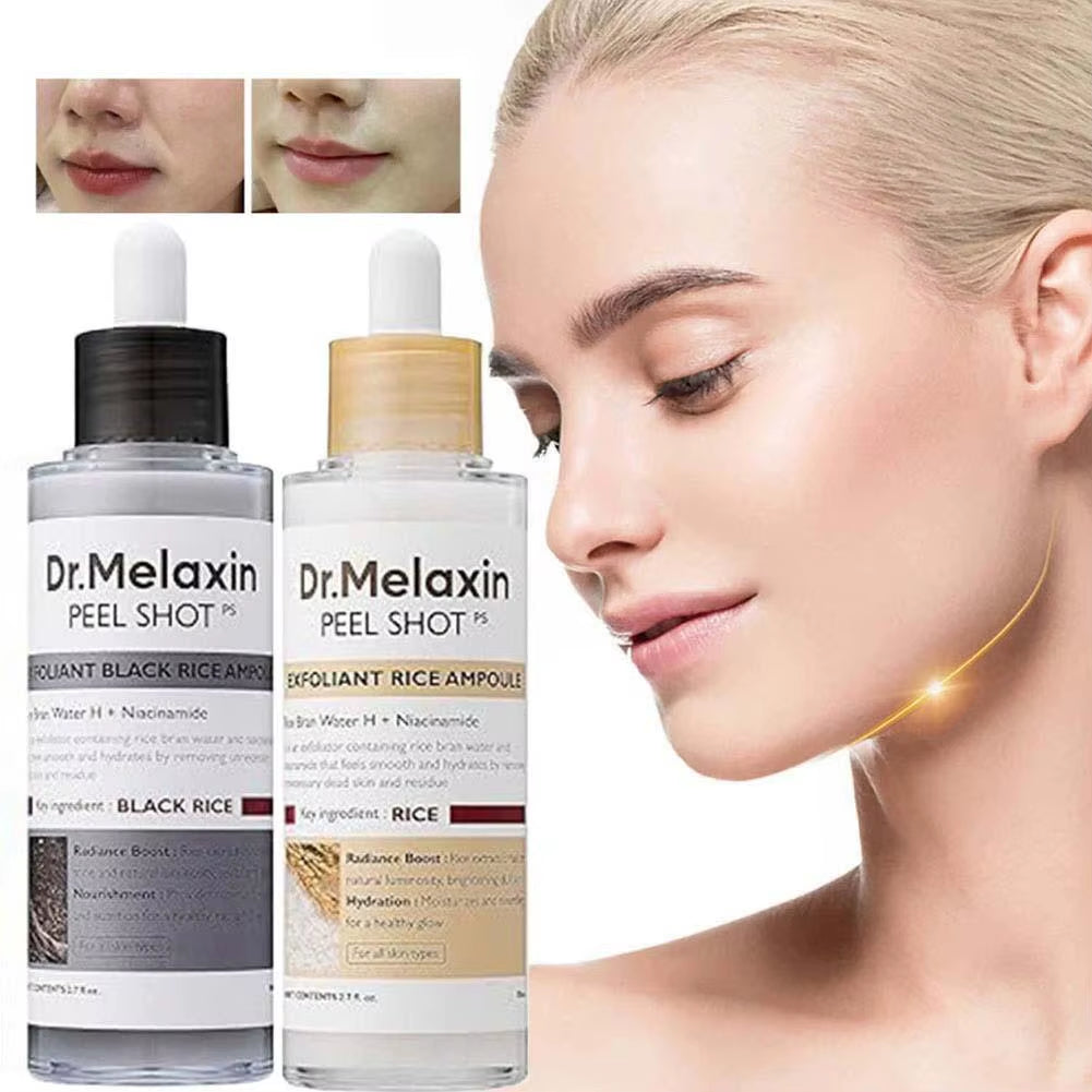 Korean Original Dr. Melaxin Rice Exfoliating Essence Hydrating Pore Shrinking Serum Facial Moisturizing Soften Korean Skincare