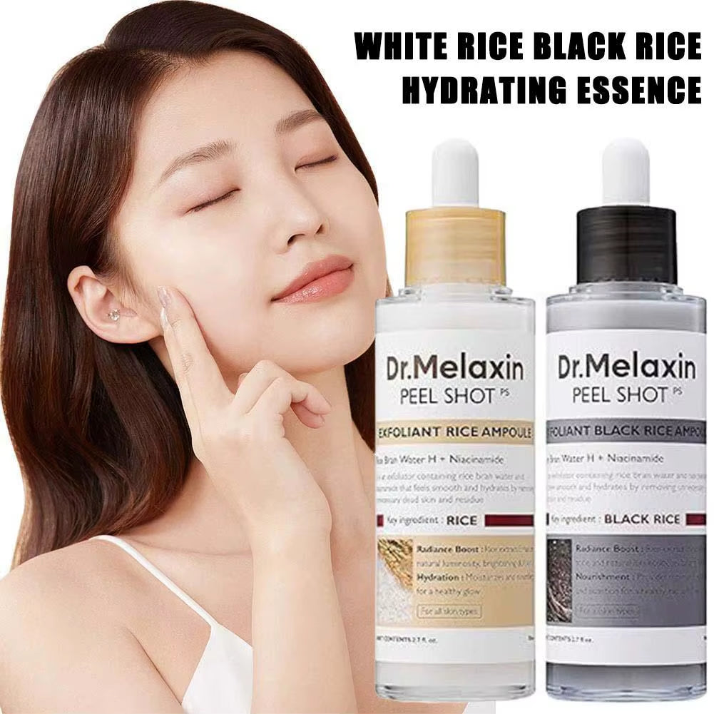 Korean Original Dr. Melaxin Rice Exfoliating Essence Hydrating Pore Shrinking Serum Facial Moisturizing Soften Korean Skincare